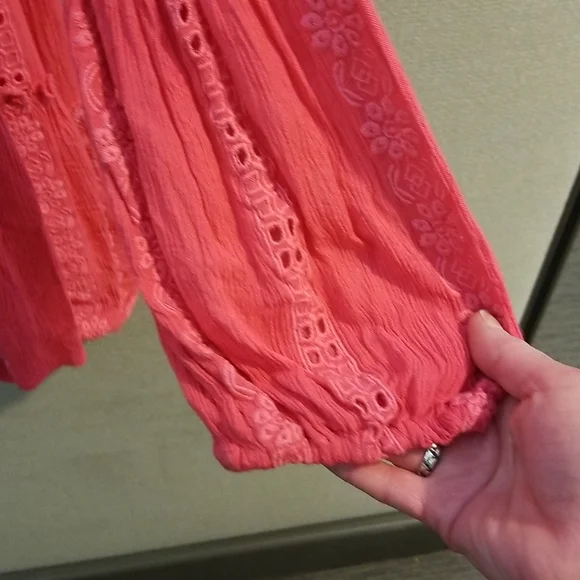 Free People Sweetest Dream Pink Tunic Size XS - Picture 5 of 15